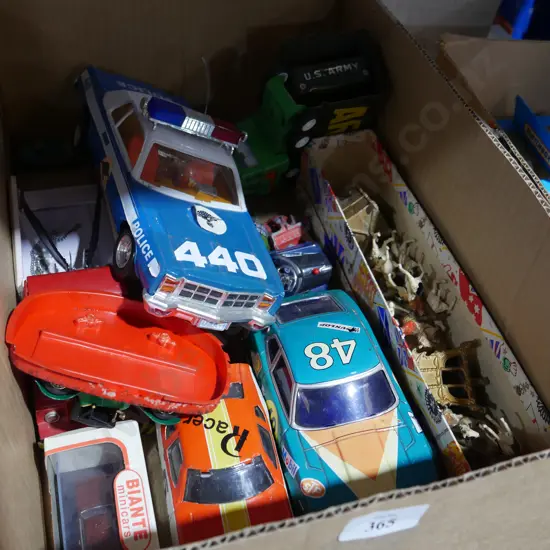 Assorted model cars