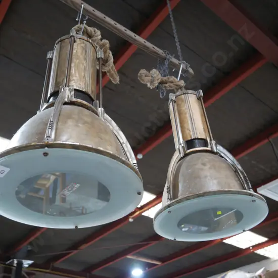 Pair of light fittings