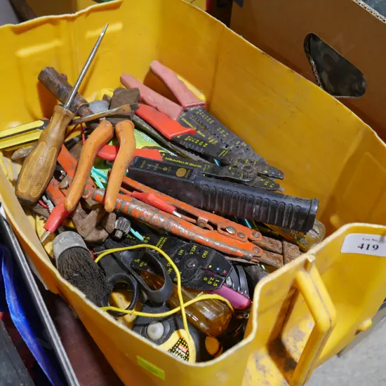 Tub of tools
