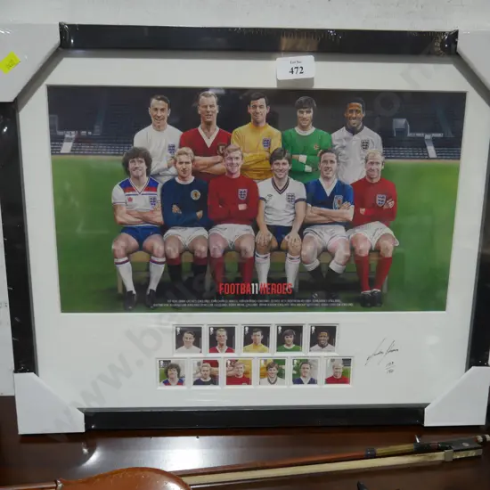 Limited edition football heros picture