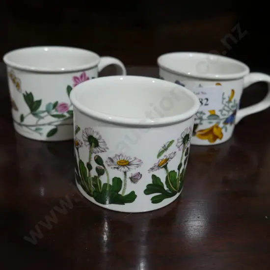3 portmeirion cups