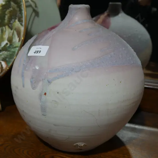 Studio pottery table lamp base