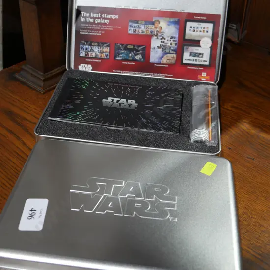 Cased star wars stamps