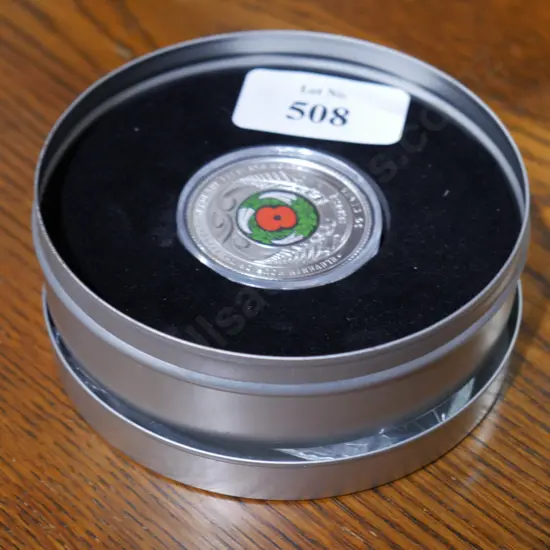 1oz Silver proof coin, armistice