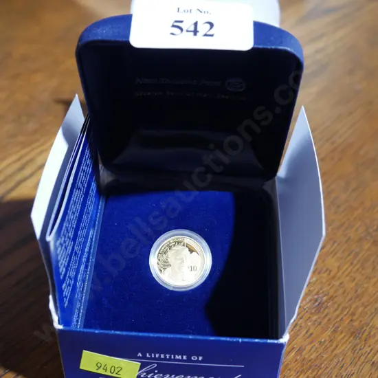 Gold $10 Hillary coin