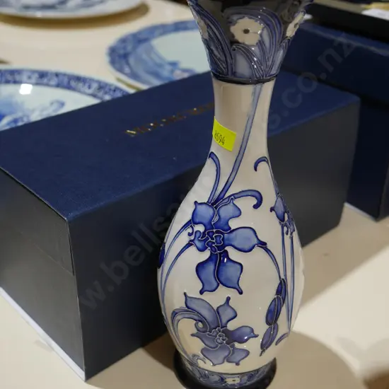 Moorcroft boxed vase