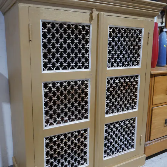 Painted 2 door cabinet