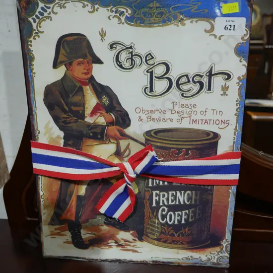 Tin sign, The Best coffee