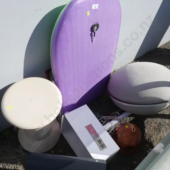 Mailbox, Boogie board etc