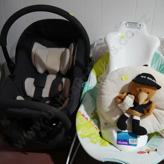 Baby bath, baby chairs etc