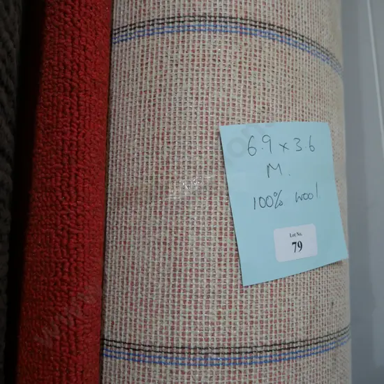 Commercial grade wool carpet (6.9 x 3.6)