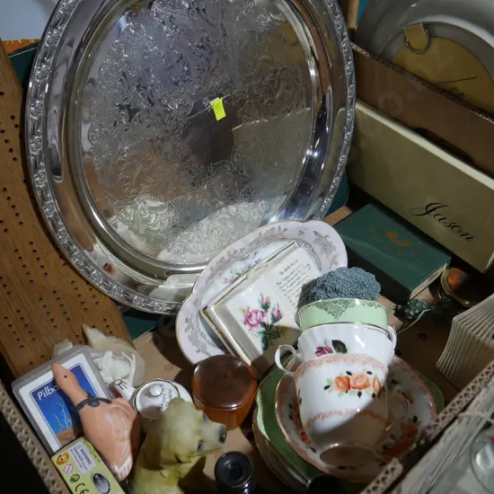 China, binoculars etc