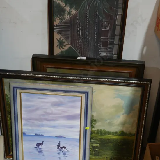Framed artworks