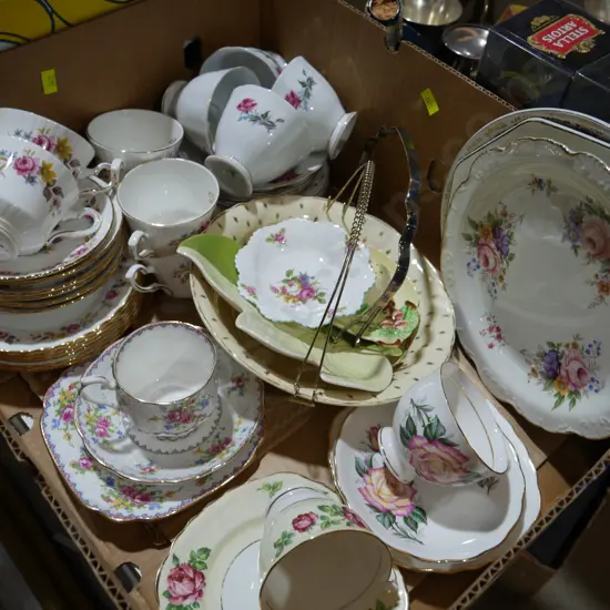 Royal Albert china, etc