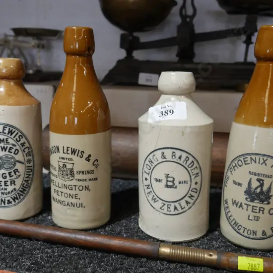4 stone ginger beer bottles