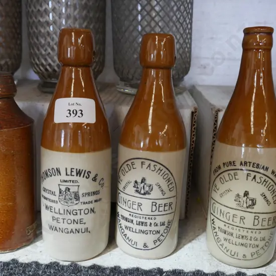 4 stone ginger beer bottles