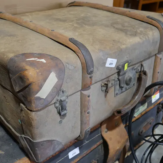 Vintage suitcase trunk