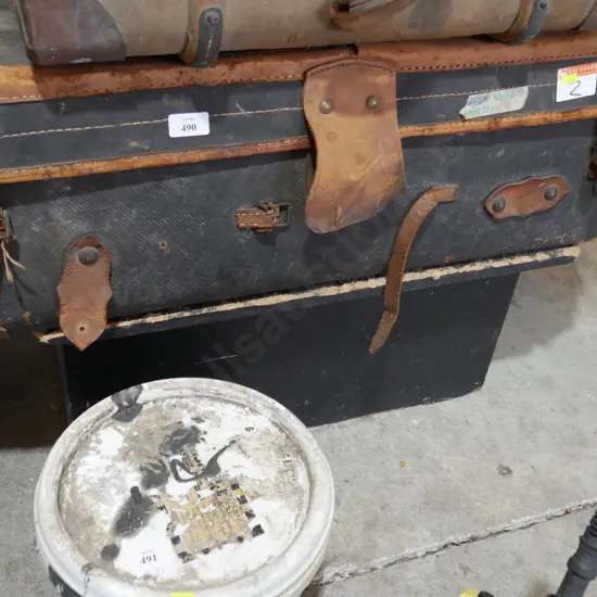 Vintage suitcase trunk