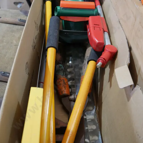 Hedge trimmer, saw etc