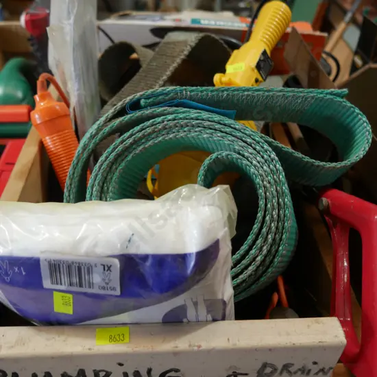 Strops, work lights etc