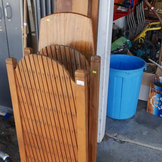 Wood and folding fences