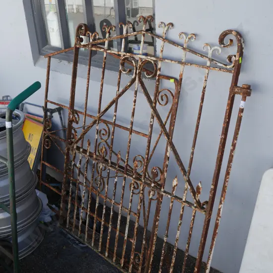 Wrought iron garden gates