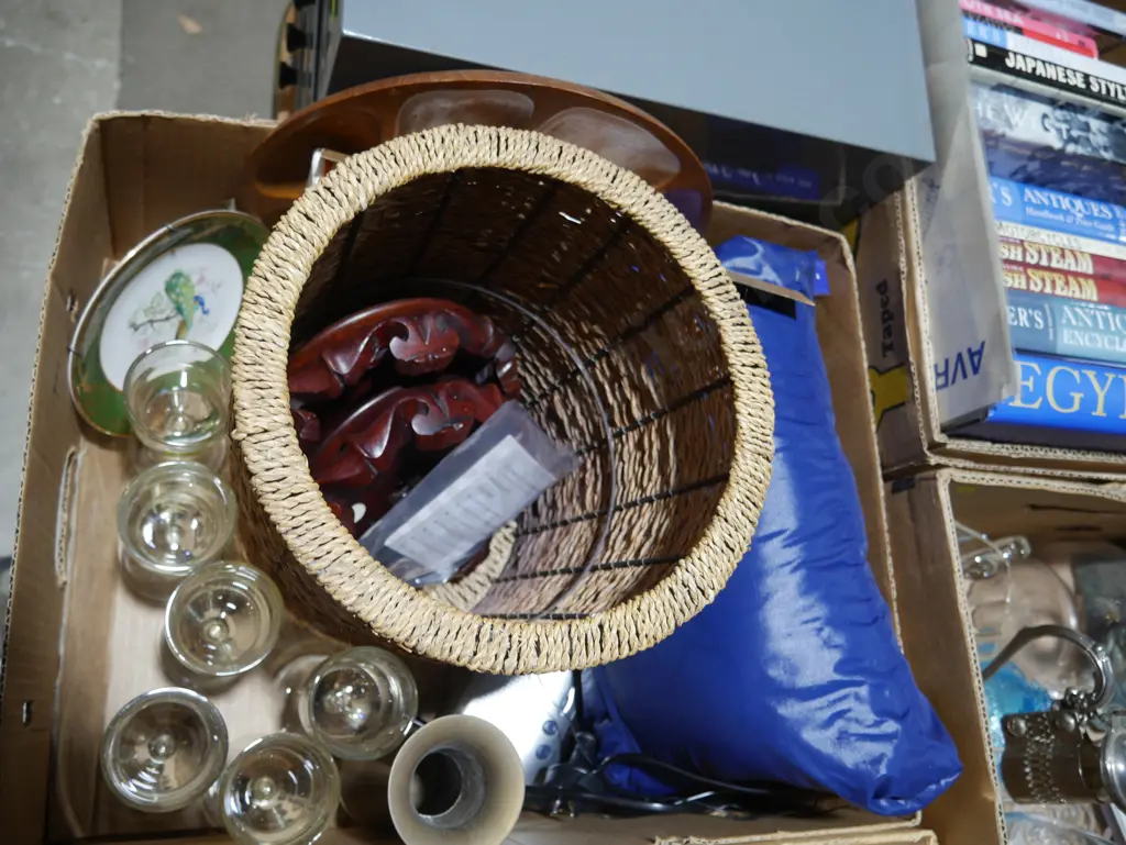 Glassware basket etc Image 1++