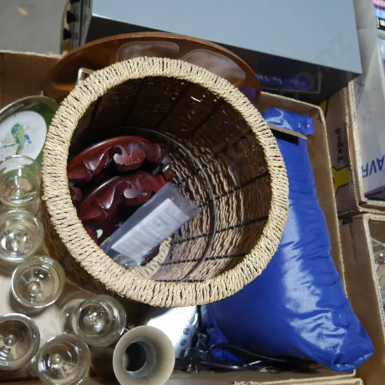 Glassware basket etc