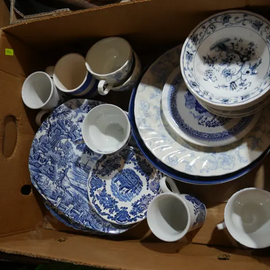 Blue and white china