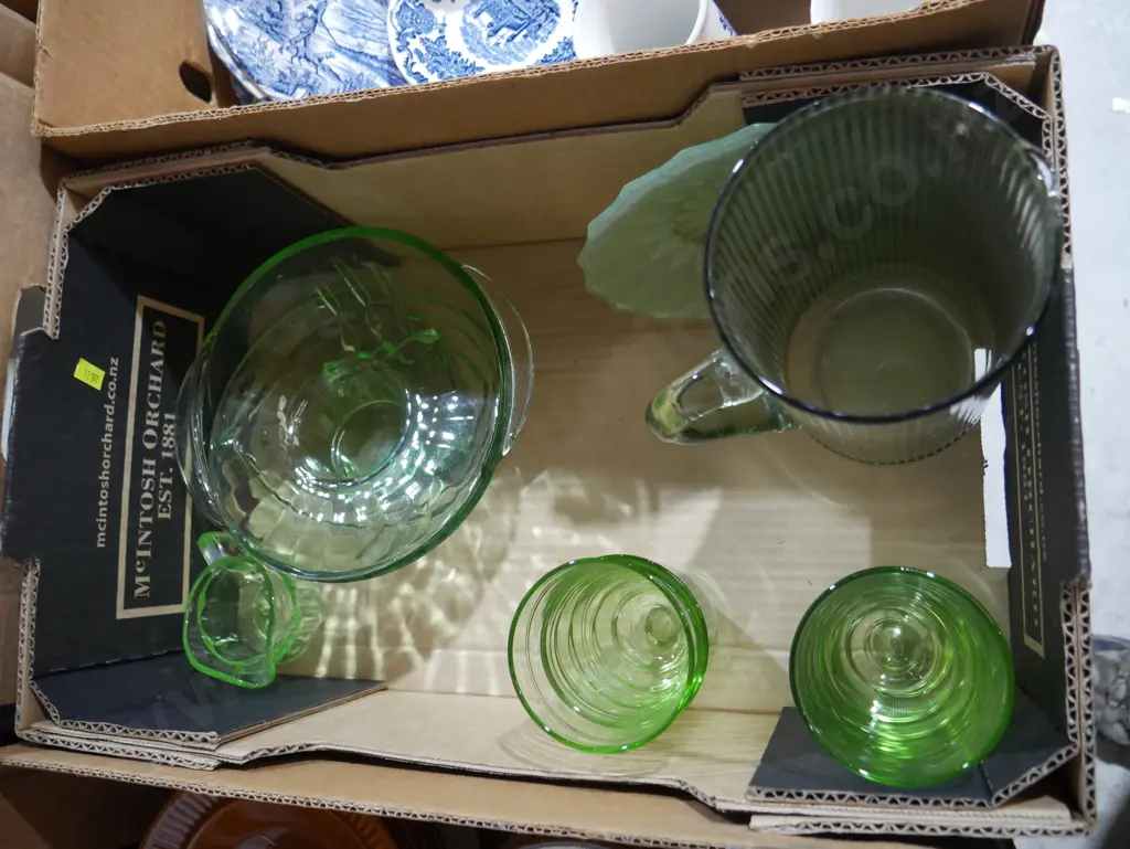 Green glassware Image 1++