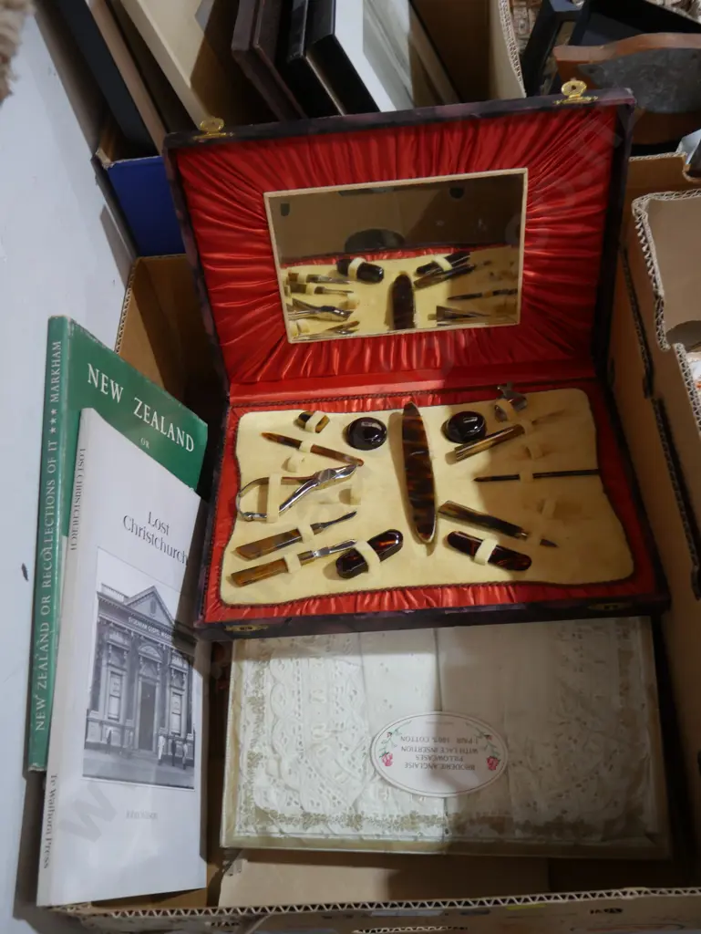 Manicure set books etc Image 1++