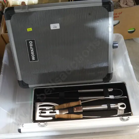 BBQ toolset, briefcase