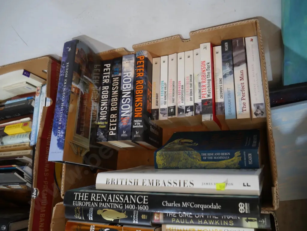 5 boxes of all sorted books Image 1++