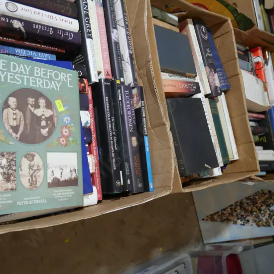 5 boxes of all sorted books