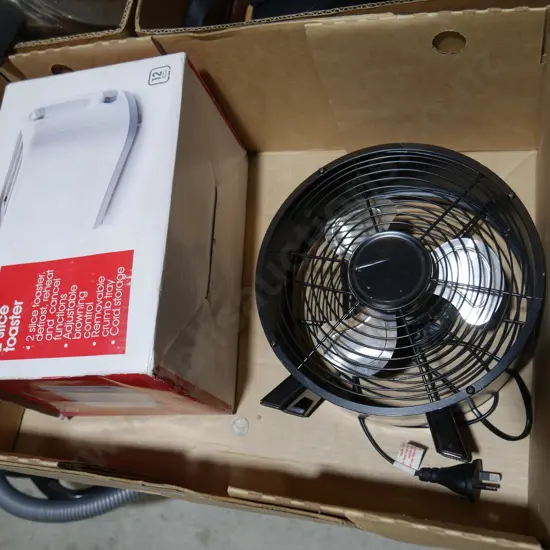 Toaster, fan