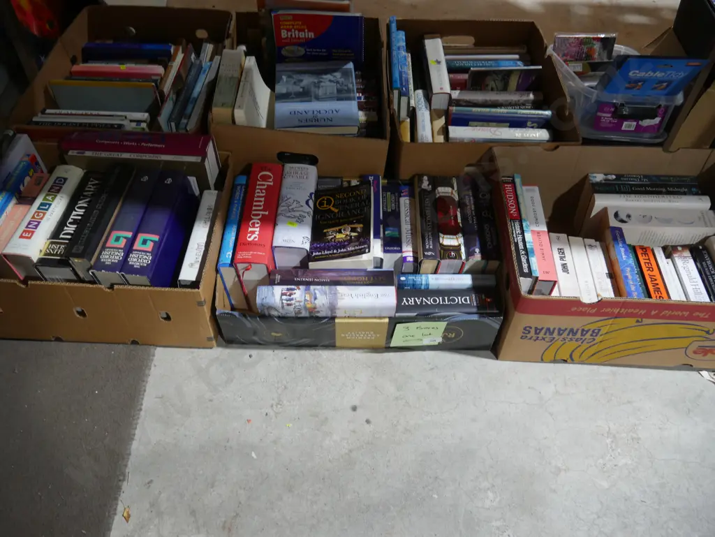 Three boxes of books Image 1++