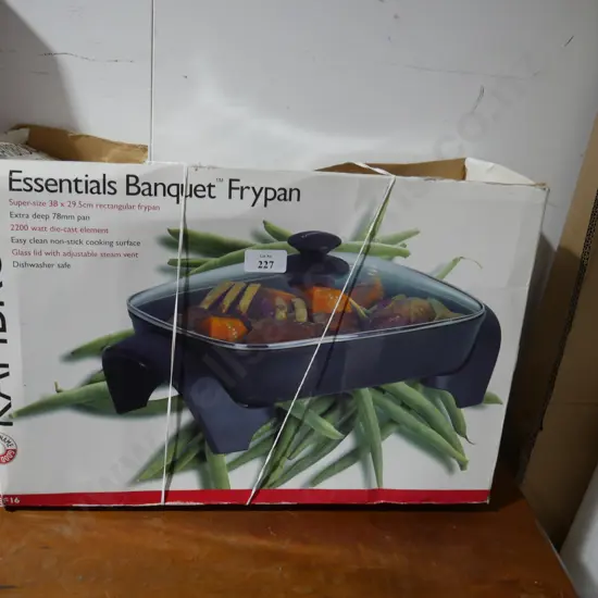 Electric fry pan