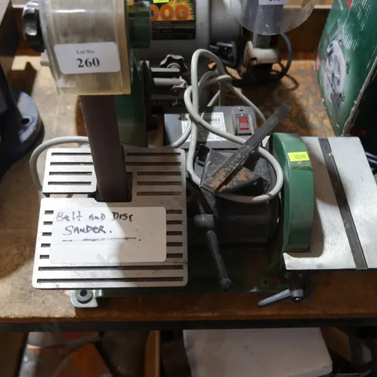 Belt and disc sander