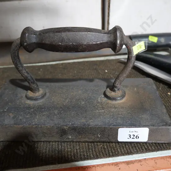 Cast iron paperweight