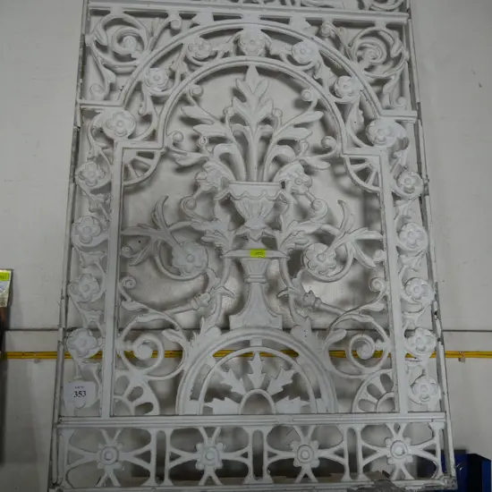 Cast iron lace work