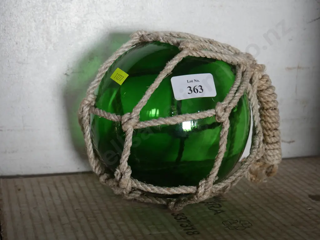 Green glass buoy Image 1++