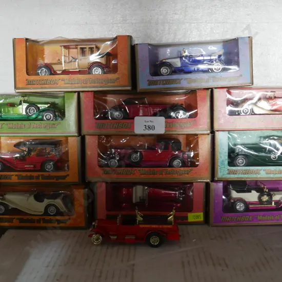 12 matchbox yesterday models