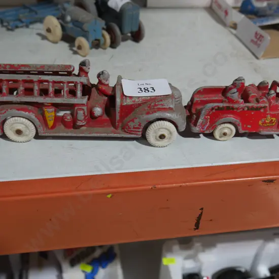 Two funho fire engines