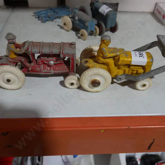 Two fun ho  tractors