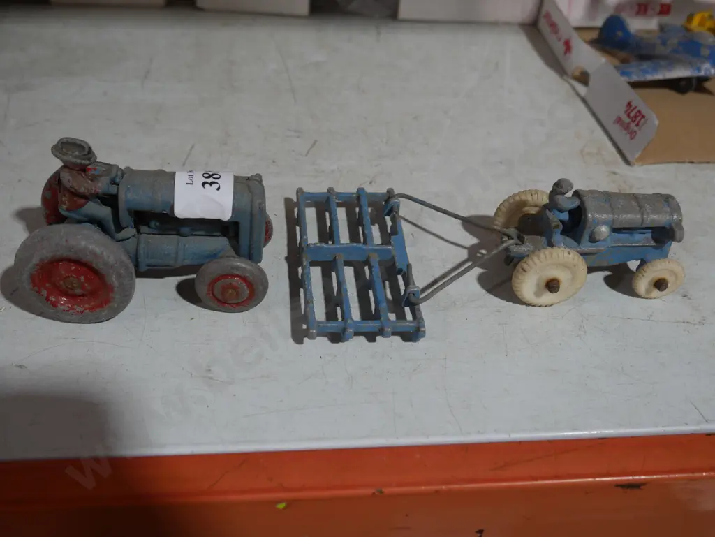 Two blue tractors fun ho Image 1++