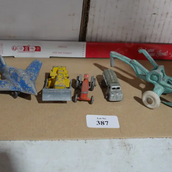 5 fun ho tractor bulldozer tanker jet ect