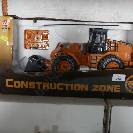 Remote control front end loader