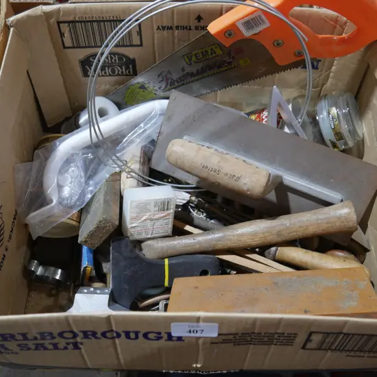 Hand tools, garage sundries