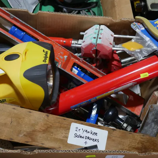 Assorted hand tools etc