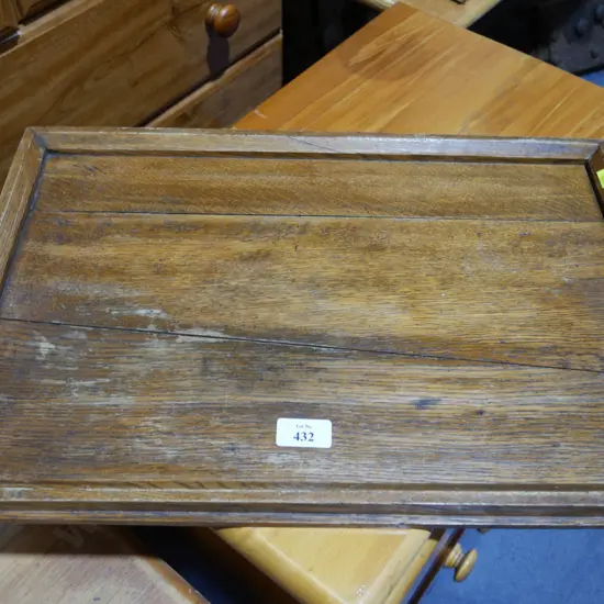 Wooden serving tray